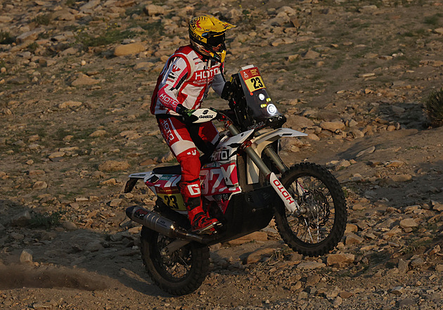 Motocyklista Michek je po druhé etapě Rallye Dakar průběžně patnáctý