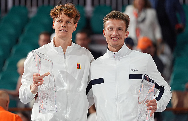 Lehečka titul v Miami nezískal, ve finále proti Sinnerovi mu nepomohl ani Jágr
