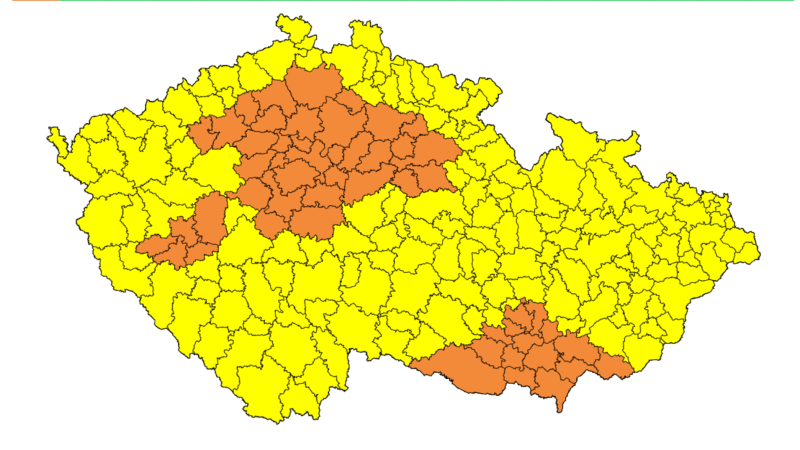 VÝSTRAHA: Do Česka dorazí extrémní vedra. Podívejte se, kde hrozí vysoký stupeň nebezpečí